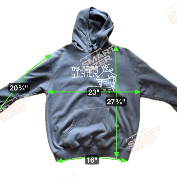 Gray Graphic Hoodie - Picture 7 of 7